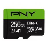 PNY 256GB Elite-X Class 10 U3 V30 microSD Flash Me