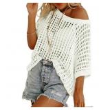 Size XL Shine Up Crochet Beach Coverups Women Swim