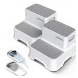 COOSEYA 2-Tier Step Stool for kids (1 step stool)T