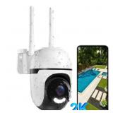 VividEye 2K Outdoor PTZ Security Camera Wired, 5G