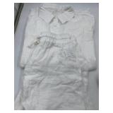 Size small white cotton gauze or muslin matching l