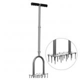 Walensee Lawn Spike Aerator with 15 Iron Spikes fo