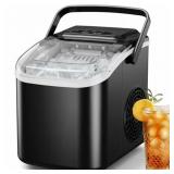 Snowyermine Countertop Ice Maker with Handle,Porta