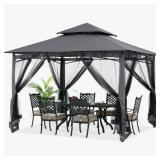 ABCCANOPY 9 X9 Patio Gazebo with Mosquito Netting
