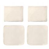 MOLIBYME 4Pcs Outdoor Cushion Covers, Patio Cushio