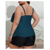 1XL a.Jesdani Women Plus Size Tankini Swimsuits Tu
