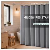 Yiannan Fabric Water-Repellent Shower Curtain,Mold