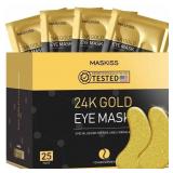 Maskiss 24k Gold Under Eye Patches (25 Pairs), eye