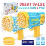 Jaawind 2 Pack Bubble Machine for Kids, Bubble Bla