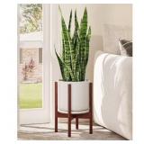 Bamworld Adjustable Bamboo Plant Stand Indoor,Plan