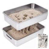 Topyangs Extra Large Stainless Steel Sifting Cat L