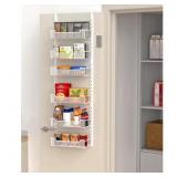 VyGrow 6-Tier 12.3" W Narrow Over the Door Pantry