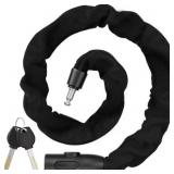 TenFans Heavy Duty Bicycle Lock Chain with Keys -