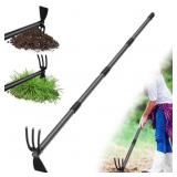 FENHRTVM Hoe Garden Tool, 48Inch Garden Hoe Adjust