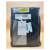 New black/grey outdoor area rug large