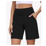 Size large NELEUS Womens Workout Shorts Wide Leg A