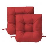 17 x 17 Inches Tufted Wicker U-Shape Cushions Set