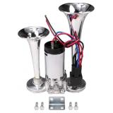 JDMSPEED New 12V 150DB Dual Trumpets Electric Horn