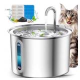 Oneisall PWF-001 304 Stainless Steel Cat Water Fou