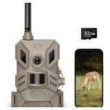 OUTDOOR EXPERT 4G Cellular Trail Camera,36MP Hunti