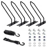 Set of 4 CC-125 Cargo Box Bike Rack Adapter, Hitch
