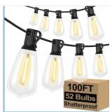 100 foot backyard string lights