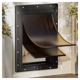 XL Dog Door for Door, Never Rust Plastic Extra Lar