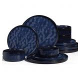 Vesteel Dinnerware Sets, 12-Piece Stoneware Plates
