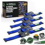 Rhino USA E Track Retractable Ratchet Tie Down Str
