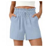 Size Medium Fantaslook Summer Shorts for Women Cot