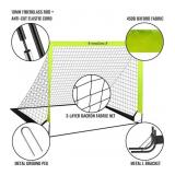 Portable Soccer Goal Set for Backyard Fun