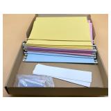 New hanging file folders