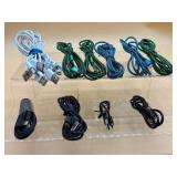 Lot of MICRO USB connection charging cords
