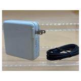 USB C power adapter and cord