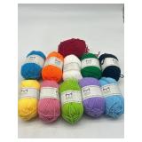 Mira HandCrafts 11 Acrylic Yarn Skeins - Crochet a