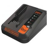BLACK+DECKER 20V MAX Lithium Battery Charger, 2 Am