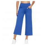 NELEUS Womens 25" Wide Leg Capri Pants Yoga Leggin