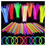 Mega-L 400 Pcs Glow Sticks Bulk Party Pack, Glow i