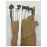 Huge Lot of White LED Plastic Tapered Candle