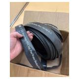 Flat water discharge hose