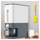 VenDotbi Rice Dispenser, 22-25 Lbs Rice Container