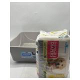 Petmate Open Cat Litter Box, Extra Large Nonstick