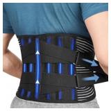 Back Braces for Lower Back Pain Relief with 6 Stay