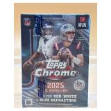 New 2025 Topps Chrome Football - Factory Sealed -