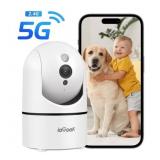 ieGeek 2.5K 5G/2.4GHz WiFi Pet Dog Camera with Pho