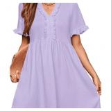 Size Medium UVN Lavender Purple Flowy Summer Dress