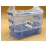 New plastic storage containers