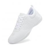 Size 9 YOURDIARY Cheer Shoes for Women White Cheer