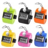 MaxGear Pack of 6 Handheld Tally Counter 4-Digit N