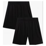 Size M (10/12) RBX Boys Athletic Shorts - 2 Pack A